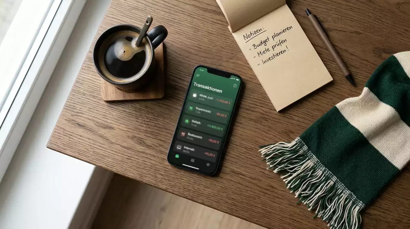 MuchBetter E-Wallet App geöffnet auf einem Smartphone mit Sportwetten-Zahlungsübersicht